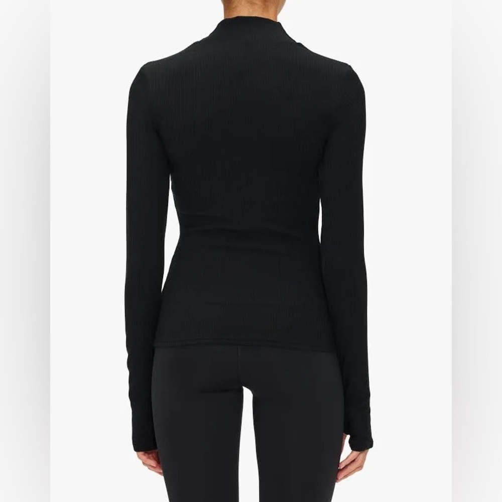 Alo Yoga Wellness Rib Mock Neck Long Sleeve - Picture 3 of 9